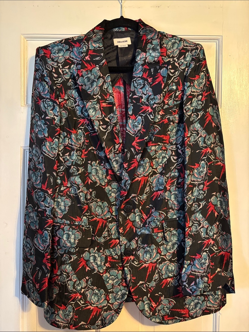NWT Zadig and Voltaire Vegy Jac Thunder Blazer